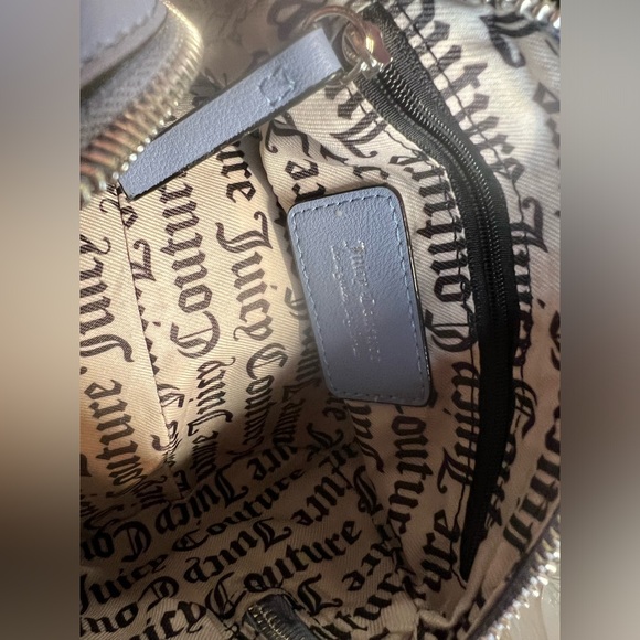 Juicy Couture Los Angeles NWT Slate Blue Semi Charmed Satchel Crossbody Bag (55) - Picture 6 of 9